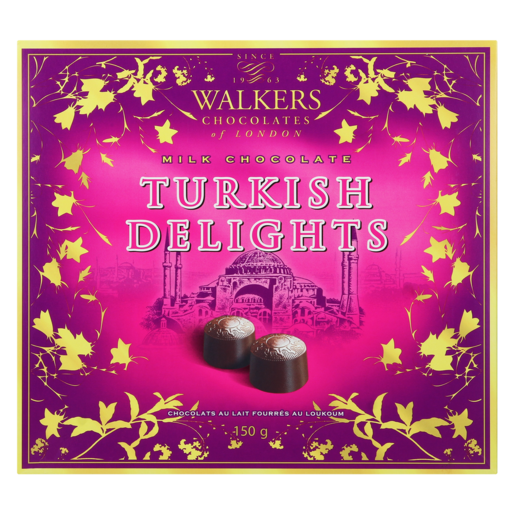 Walkers Chocolates Milk Chocolate Turkish Delights 160g