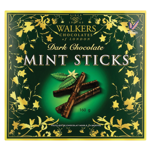 Walkers Dark Chocolate Mint Sticks 160g