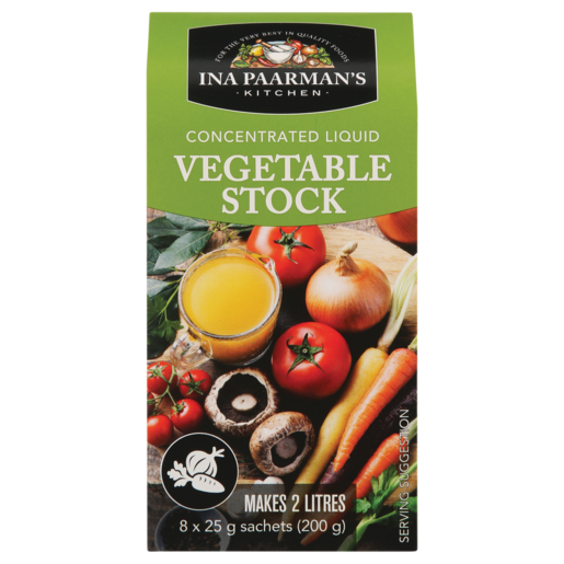 Ina Paarman Concentrated Liquid Vegetable Stock 8 x 25g