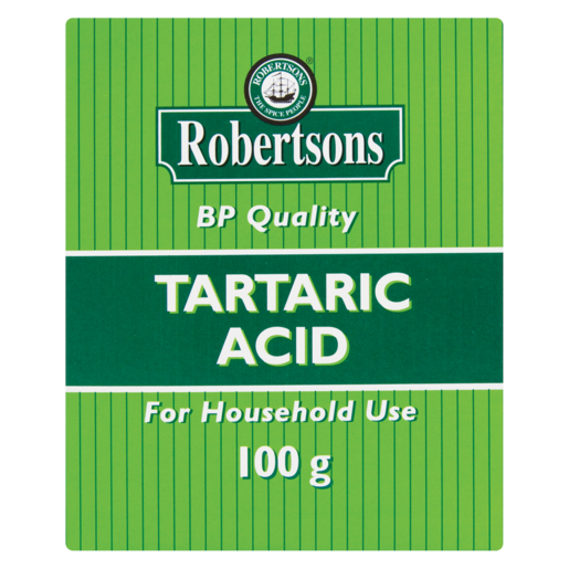 Robertsons Tartaric Acid Box 100g