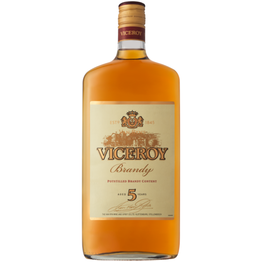 Viceroy 5 Year Old Potstill Brandy Bottle 750ml