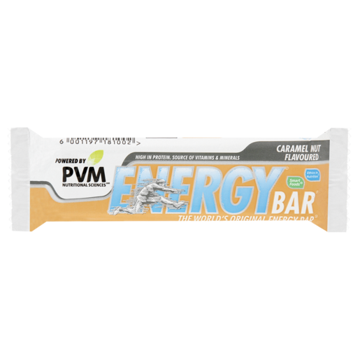PVM Caramel Nut Flavoured Energy Bar 45g