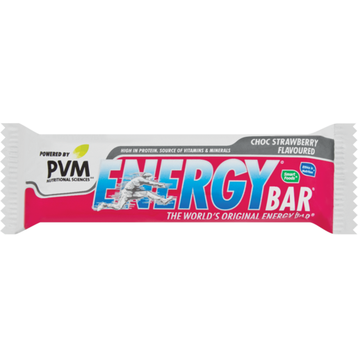 PVM Chocolate Strawberry Energy Bar 45g