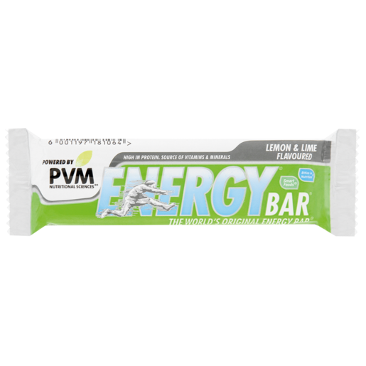 PVM Lemon & Lime Flavoured Energy Bar 45g