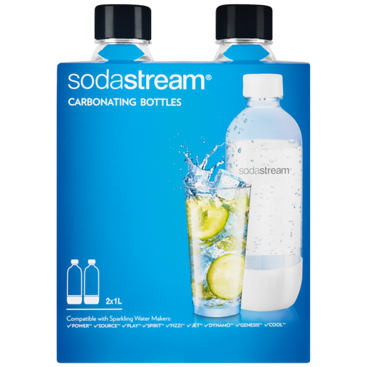 SodaStream Screw Fit PET Bottles 2 x 1L