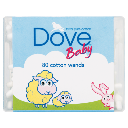 Dove Baby Cotton Wands 80 Pack
