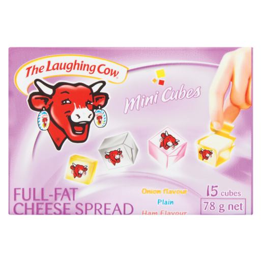 The Laughing Cow Full Fat Violet Mini Cheese Cubes 78g