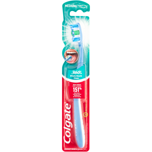 Colgate 360 Medium Toothbrush (Assorted Item - Supplied At Random)
