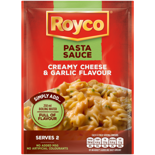 Royco Creamy Cheese & Garlic Instant Pasta Sauce 45g