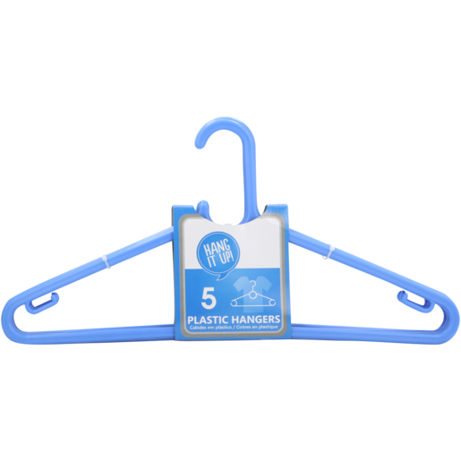 Hang It Up! Blue Hangers 5 Pack