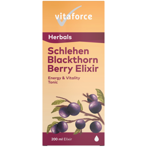 Vitaforce Schlehen Blackthorn Berry Elixir 200ml