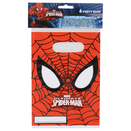 Spiderman Loot Bags 6 Pack