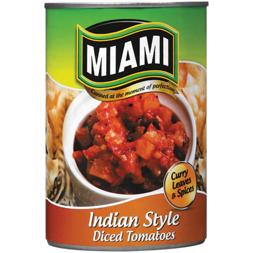 Miami Indian Style Diced Tomatoes 410g