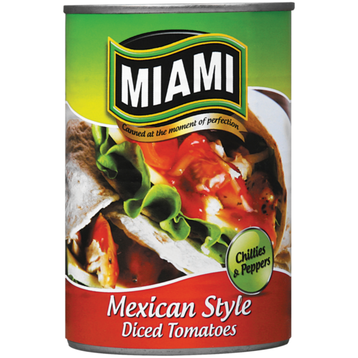 Miami Mexican Style Diced Tomatoes 410g