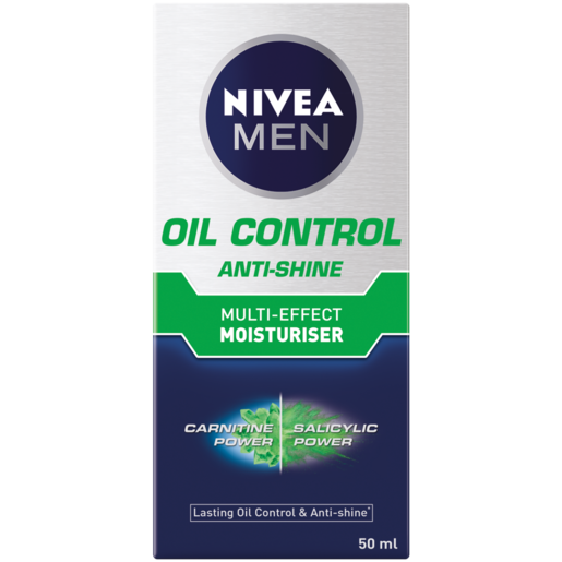 NIVEA MEN Oil Control Anti-Shine Multi-Effect Moisturiser 50ml