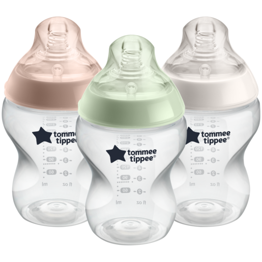 Tommee Tippee BPA Free Bottles 0+ Months 3 x 260ml