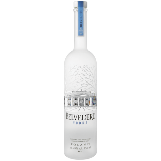 Belvedere Vodka Bottle 750ml