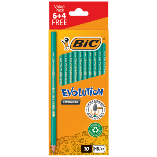 BIC Evolution 650 HB Pencils 10 Pack