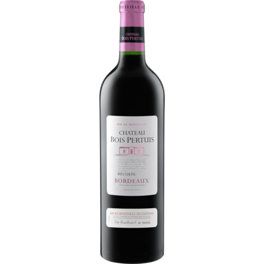 Chateau Bois Pertuis Recolte Bordeaux Red Wine Bottle 750ml