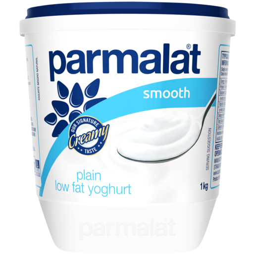 Parmalat Plain Low Fat Smooth Yoghurt 1kg