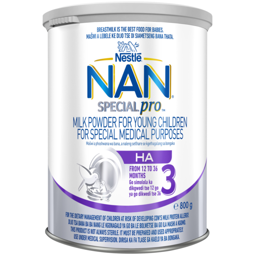Nestlé NAN SpecialPro Stage 3 H.A Partially HA Milk for Young Children 800g