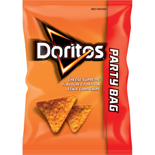 Doritos Party Bag Cheese Supreme Flavoured Corn Chips 240g