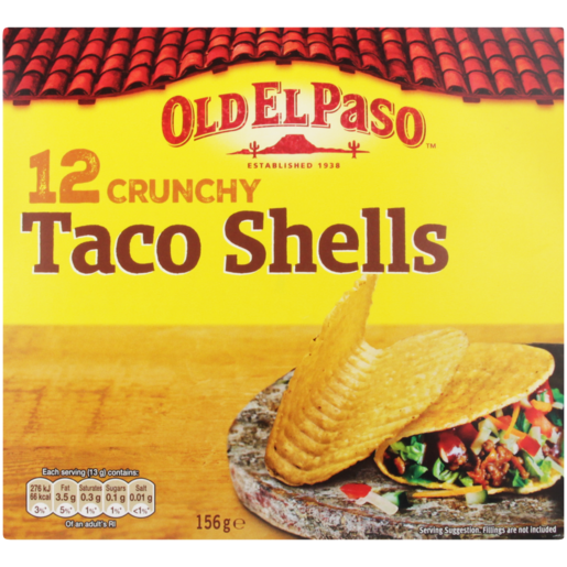 Old El Paso Regular Taco Shells 156g