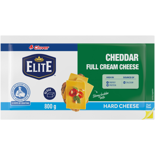 Clover Elite Full Cream Cheddar Cheese 800g