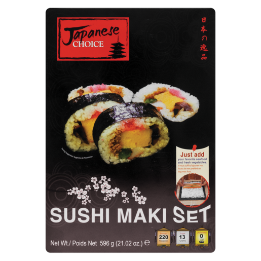 Japanese Choice Sushi Maki Set 596g, Cook-In Sauces & Kits, Cooking  Ingredients, Food Cupboard, Food