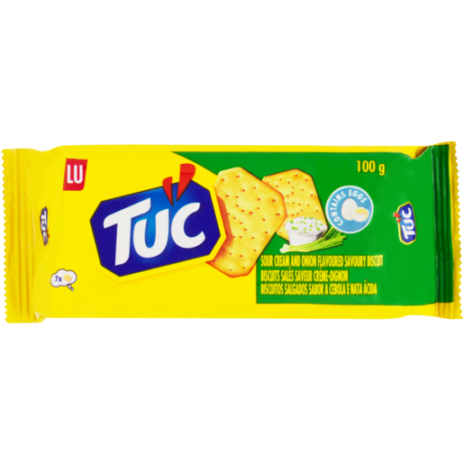 Lu Tuc Sour Cream & Onion Crackers 100g
