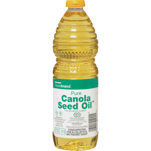 Checkers Housebrand Canola Seed Oil 750ml