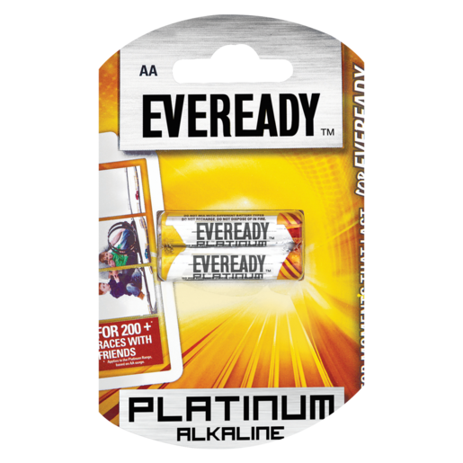 Eveready AA Platinum Batteries 6 Pack