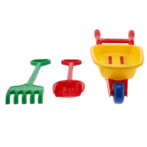 Beach Toys Set With Wheel Barrow And Accessories