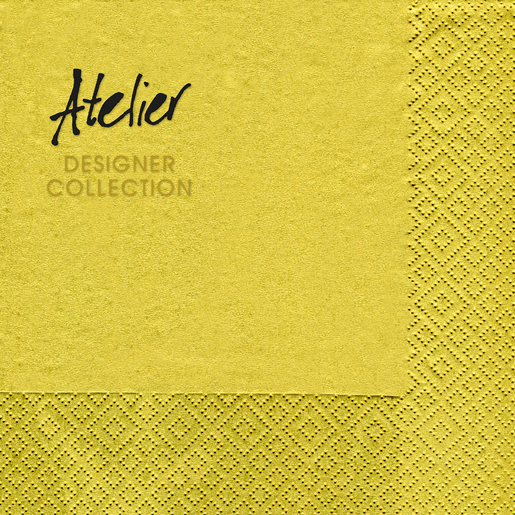 Atelier Designer Collection Gold Napkins 20 Pack