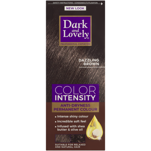 Dark and Lovely Color Intensity Dazzling Brown Hair Colour 100ml