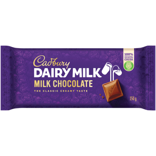 Cadbury Dairy Milk Chocolate Slab 150g