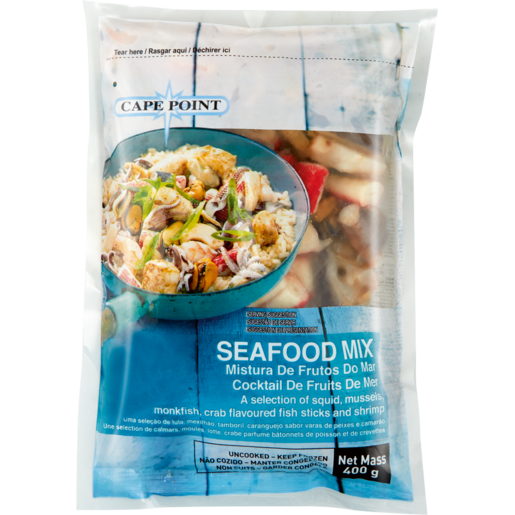 Cape Point Frozen Seafood Mix 400g