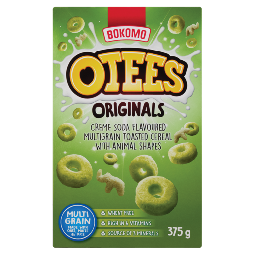 OTEES Original Créme Soda Flavoured Cereal With Animal Shapes 375g