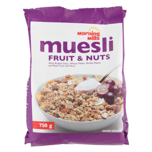 Morning Mills Fruit & Nuts Muesli 750g