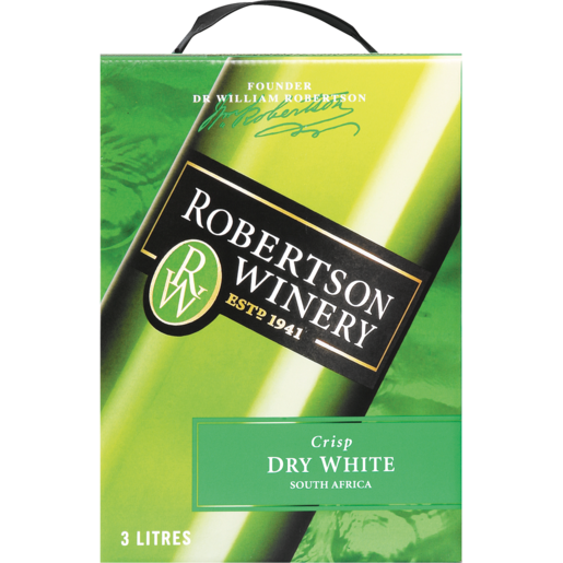 Robertson Winery Crisp Dry White Wine Box 3L