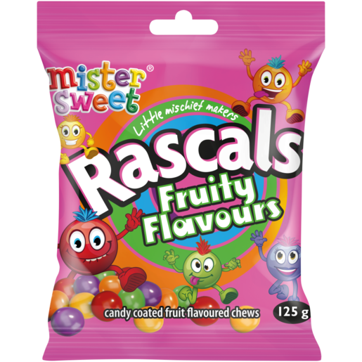 Rascals Fruit Flavoured Candy 125g
