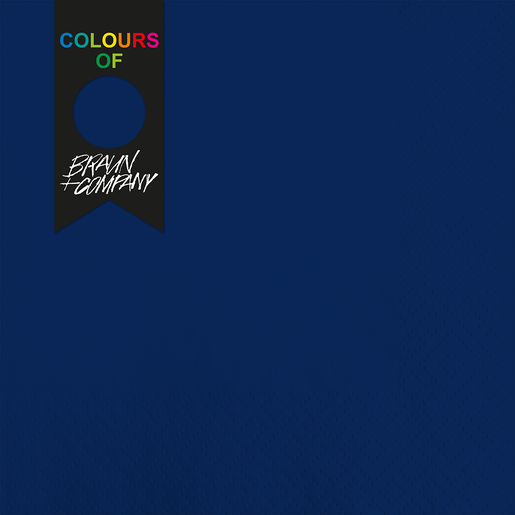 Colours Of Braun + Company Royal Blue 3Ply Napkins 20 Pack