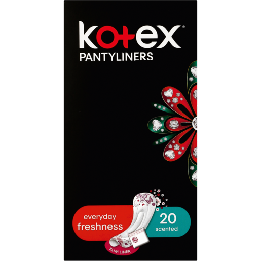 Kotex Everyday Freshness Scented Pantyliners 20 Pack