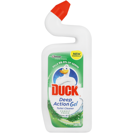 Duck 5-In-1 Forest Fresh Scented Toilet Disinfectant 500ml