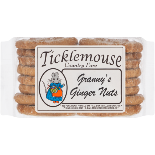 Ticklemouse Country Fare Granny's Ginger Nuts Biscuits 240g
