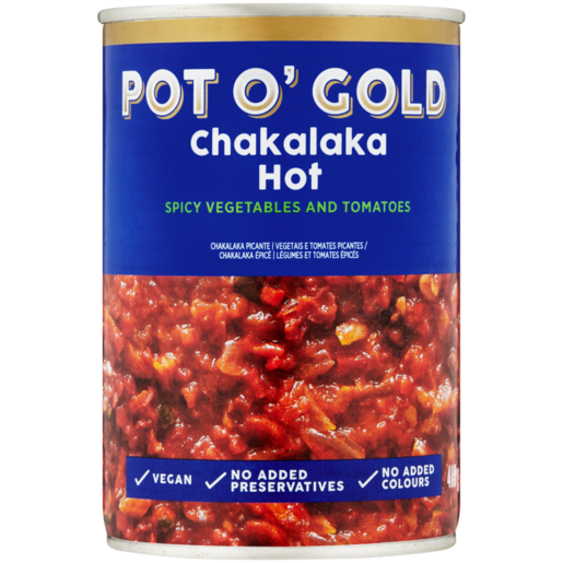 Pot O' Gold Hot Chakalaka 410g 