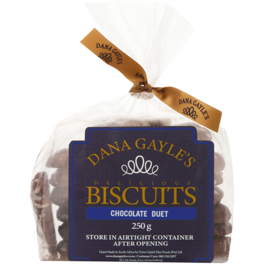 Dana Gayle's Chocolate Duet Biscuits 250g 