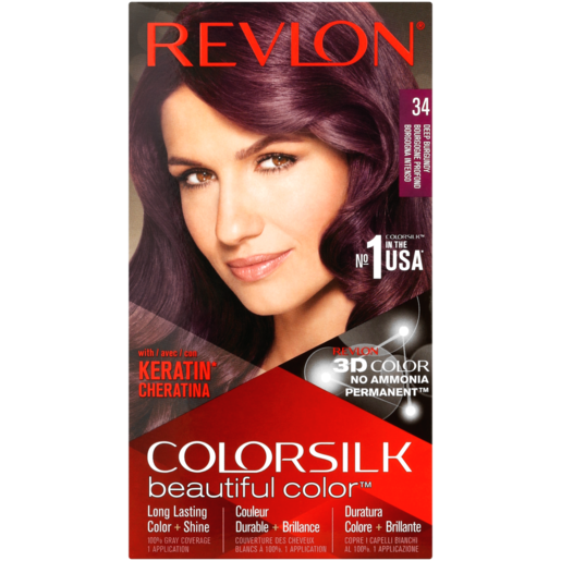 Revlon ColorSilk Deep Burgundy Hair Colour Dye