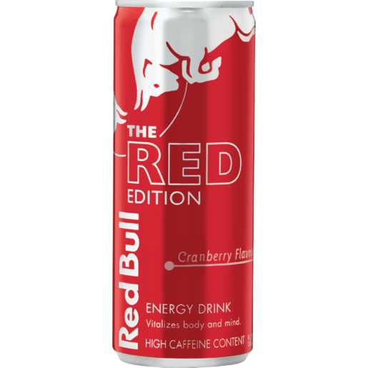Red Bull Red Edition Cranberry Energy Drink 250ml | Energy Drinks ...
