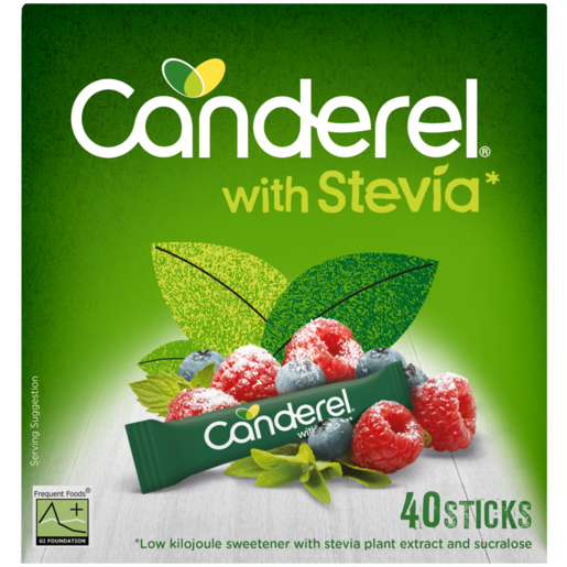 Canderel With Stevia Sweetener 40 Pack